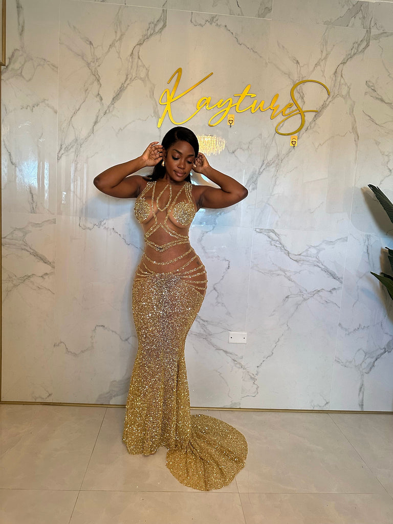 BADDIE crystal beaded dress KAYTURESTYLINGS BADDIE crystal beaded dress KAYTURESTYLINGS